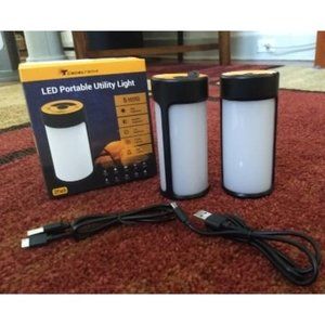 New LED Camping Lantern, Rechargeable Camping Lights with 400LM 5 Light Modes